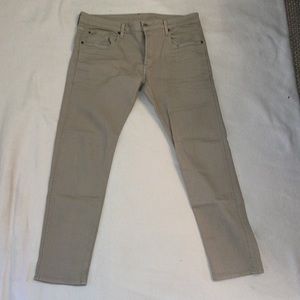 G-star tan jeans 3301 slim width 36 length 32